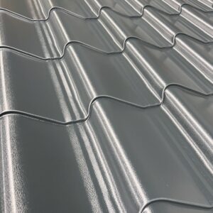 Pan Tile Effect Roofing Sheets | Plastisol Coated | 0.5 mm