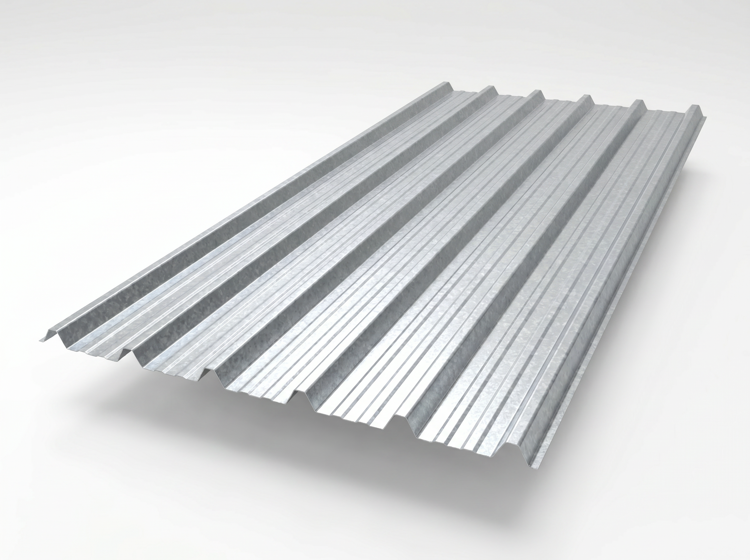 Box Profile Roofing Sheets | Plain Galvanised | 0.5 mm