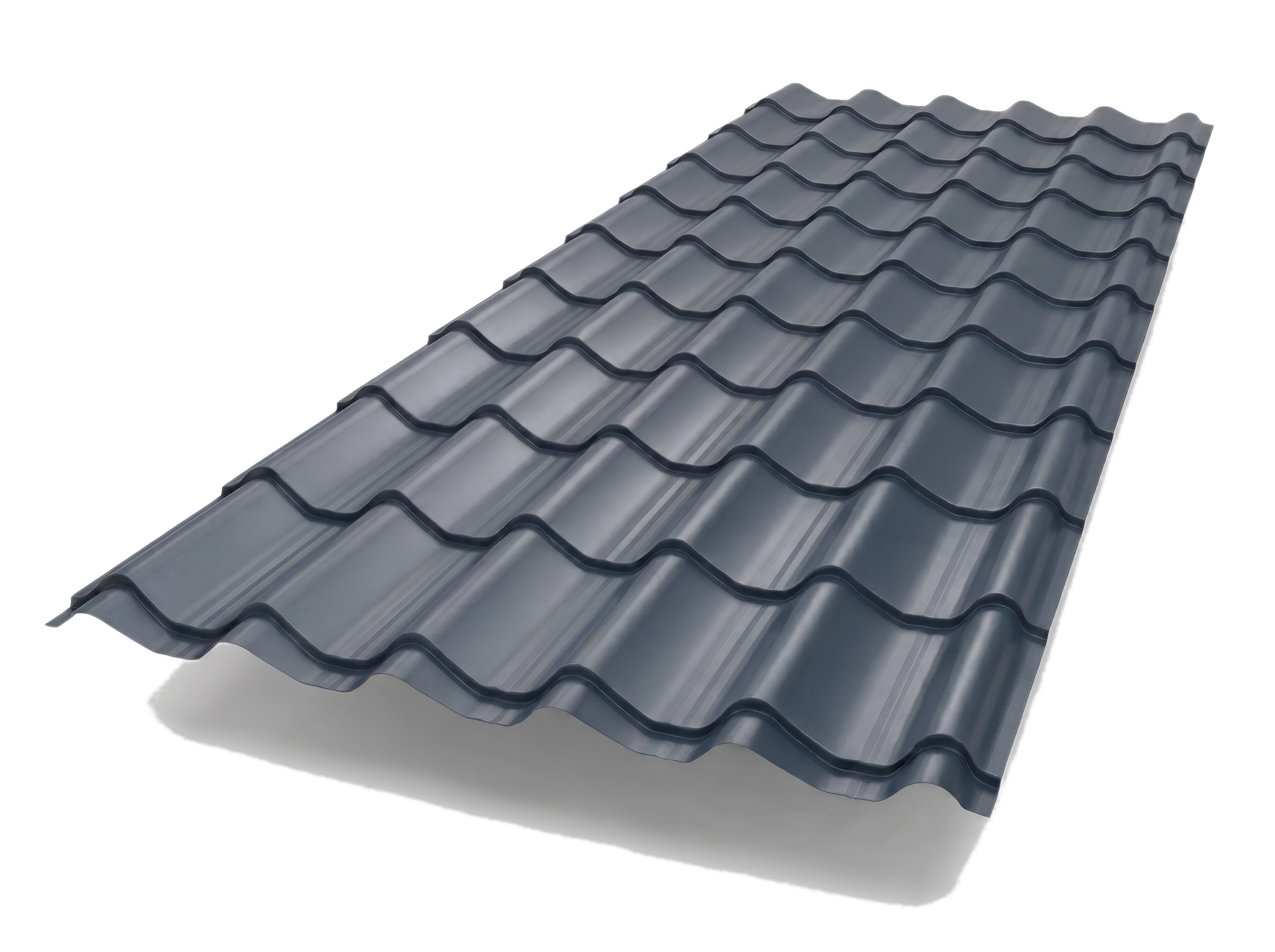 Pan Tile Effect · Polyester Coated · 0.7 mm - Roofing Sheets by Mighty Structural Products