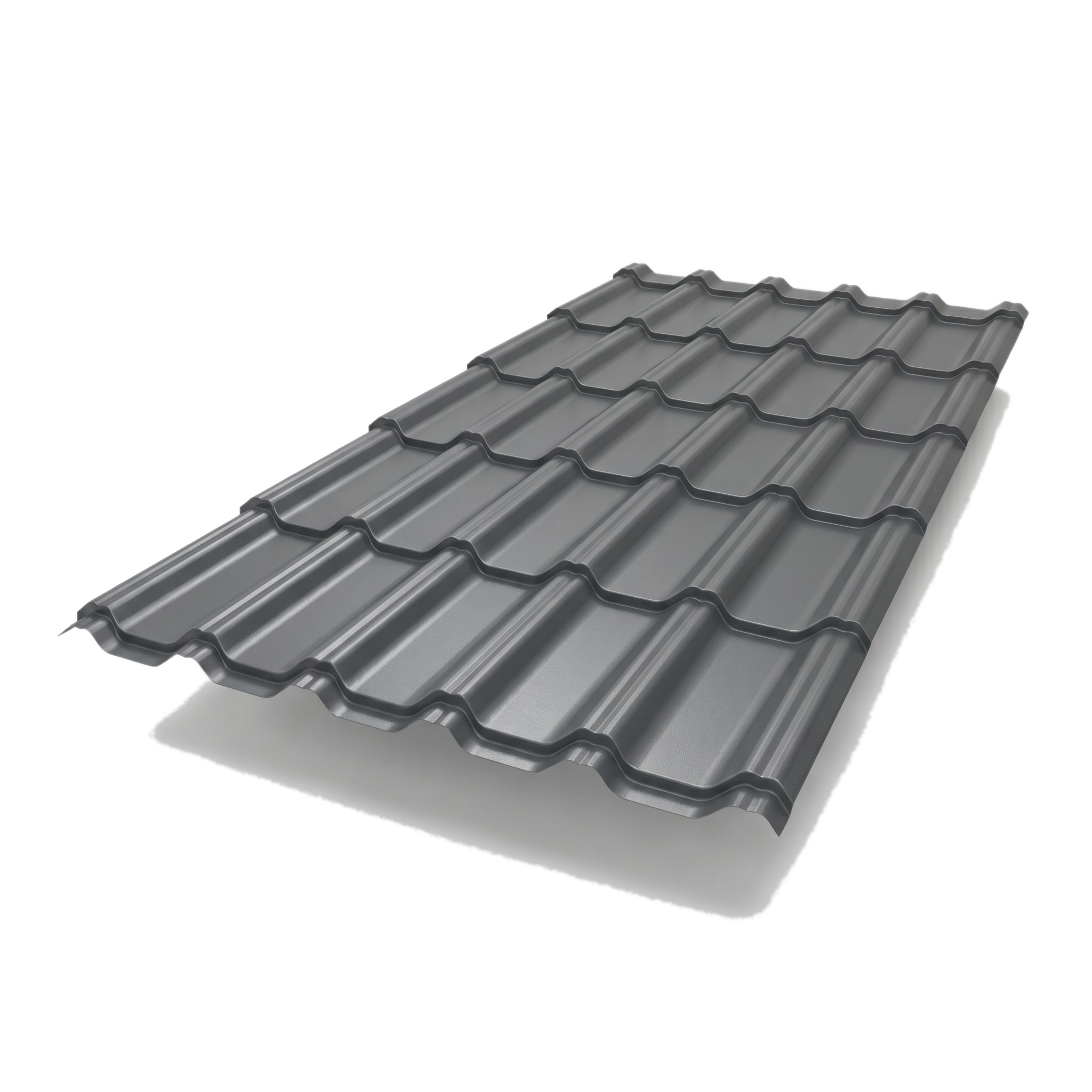Tile Effect Roofing Sheets | Plastisol Coated | 0.5 mm